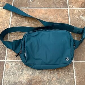 lululemon athletica Teal Belt Bag-only used a few times!